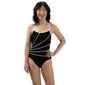 Womens Dolfin® Color Block Criss-Cross Straps One Piece Swimsuit - image 1