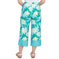 Womens Ruby Rd. Paradise Cove Floral Palazzo Capri - image 2