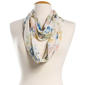 Womens Renshun Floral Loop Scarf - image 1