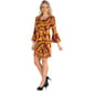 24/7 Comfort Apparel Three Quarter Sleeve Mini Sheath Dress - image 3