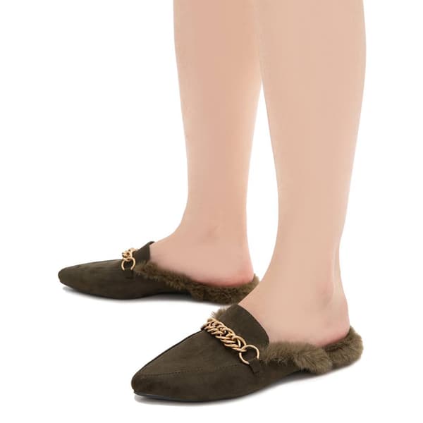 Womens Esprit Patsey Fur Lined Mules