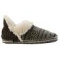 Womens MUK LUKS&#174; Magdalena Ruched Slippers - Black/White - image 2