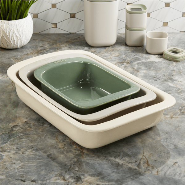BergHOFF Balance Stone 3pc. Rectangular Baking Dish Set