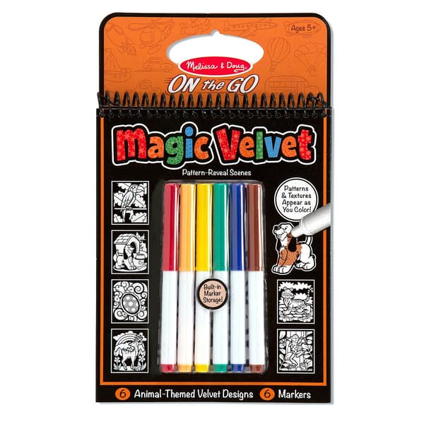 Melissa & Doug&#40;R&#41;  On the Go Velvet Animal Activity Book - image 
