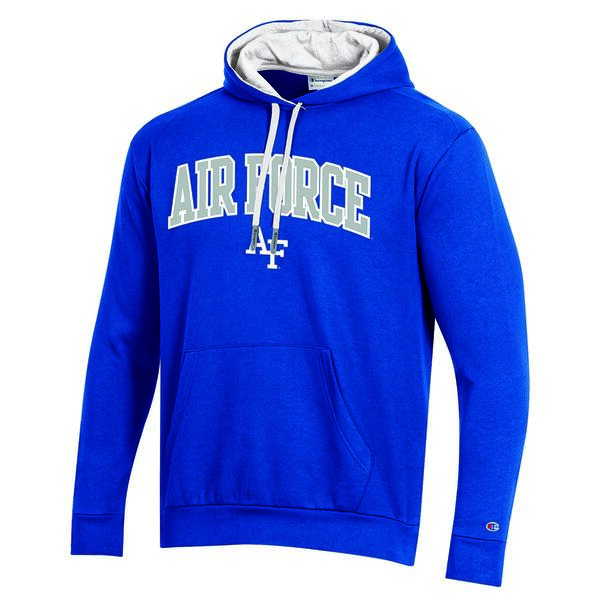 Mens Champion US Airforce Pullover Hoodie - image 
