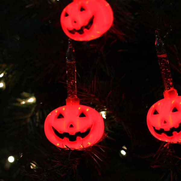 Northlight Seasonal 7-Count Jack O' Lantern Bubble Lights