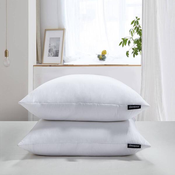 Beautyrest&#40;R&#41; Firm 233TC 2pk. Feather and Down Euro Pillow - image 
