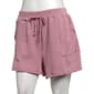 Womens Lexington Ave Solid Cozy Rib Porkchop Pocket Shorts - image 1