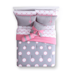 VCNY Home Sophie Polka Dot Bed-in-a-Bag Comforter Set