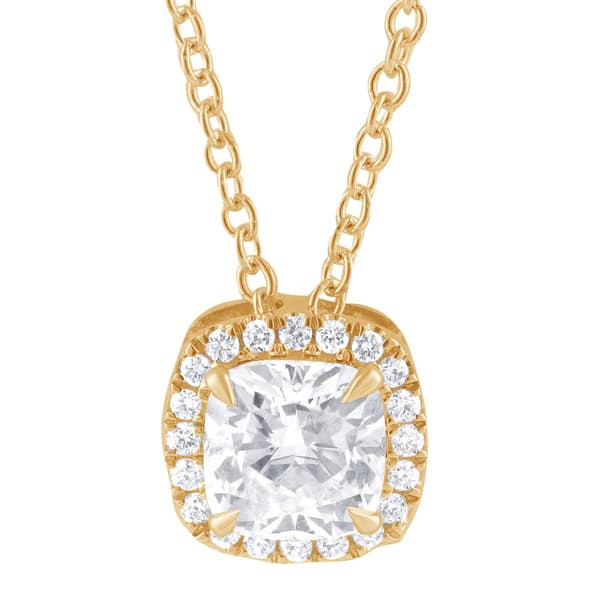 Nova Star(R) Yellow Gold & 3/4ctw. Lab Grown Diamond Plus Pendant - image 