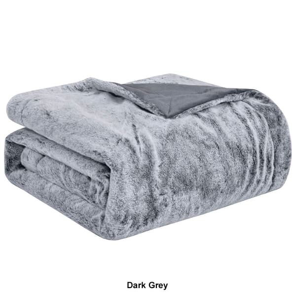 Dream Theory Rabbit Fur to Mink Throw