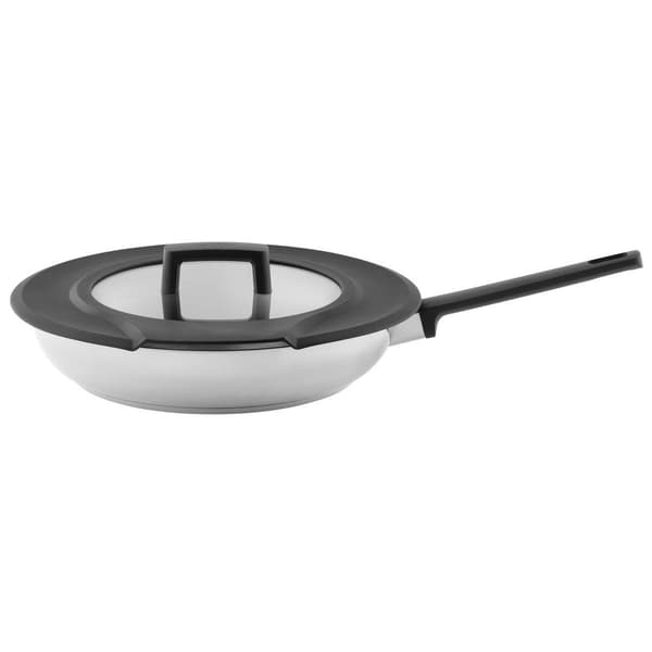 BergHOFF GEM 3pc. 18/10 Stainless Steel Frying Pan w/ Glass Lid