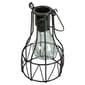 Northlight Seasonal 6.5in. Geometric Edison Outdoor Solar Lantern - image 3