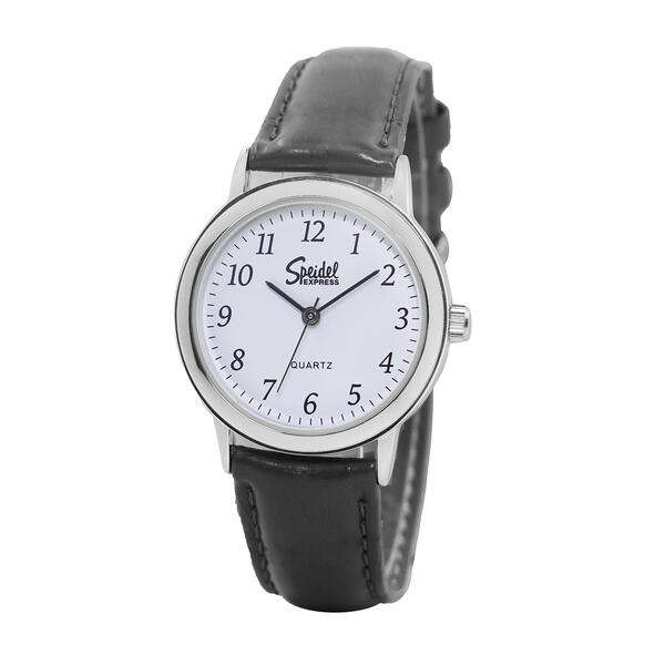 Mens Speidel Black Leather Watch - 660332300E - image 