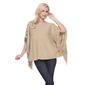 Womens White Mark Eagle Wings Poncho - image 1