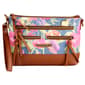 Stone Mountain Primo Floral East/West 4 Bagger Crossbody- Denim - image 1