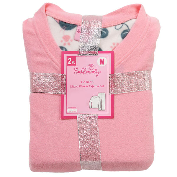 Womens Pink Laundry Cats Pajama Set - Boscov's