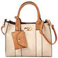 DS Fashion Color Block Trim Crossbody Satchel - image 1