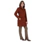 Womens Nine West Faux Wool Zip Front Coat - image 4