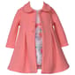 Girls &#40;4-6x&#41; Bonnie Jean Lace Dress with Textured Knit Coat Set - image 2