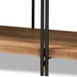Baxton Studio Tarah Industrial Brown/Black Metal Console Table - image 5