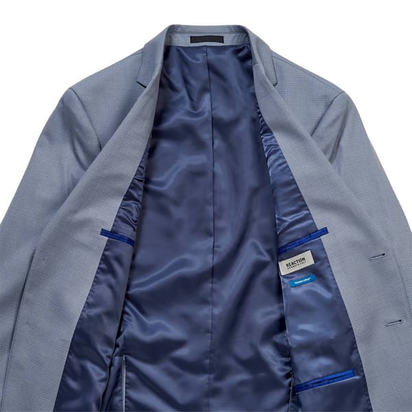 Mens Kenneth Cole® Checkered Suit Jacket - Blue