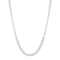 Roman Silver-Tone Cup Chain Frontal Necklace - image 1