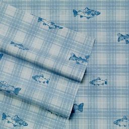 Eddie Bauer Methow Plaid Cotton Percale Sheet Set