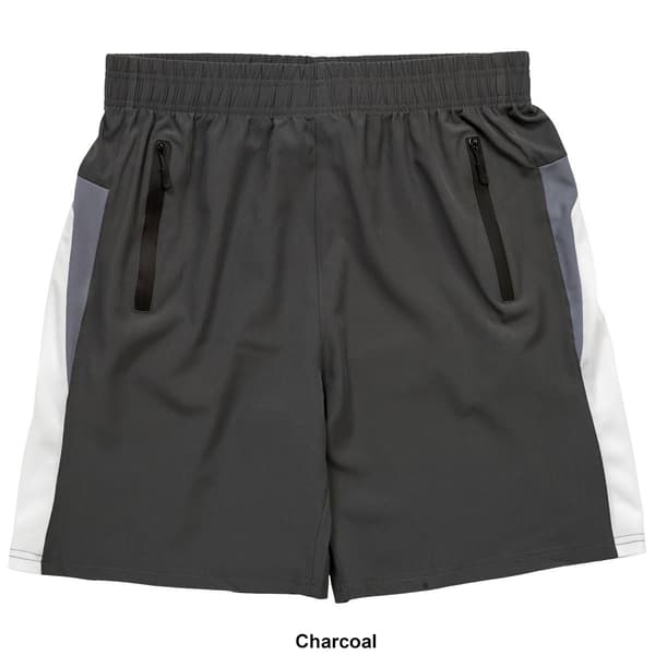 Mens Cougar® Sport Stretch Polyester Color Block Shorts