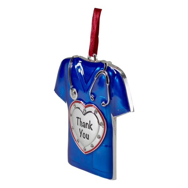 Northlight Seasonal Blue Scrubs Christmas Ornament