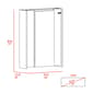 FM FURNITURE Dalton Light Grey Foldable Desk - image 6