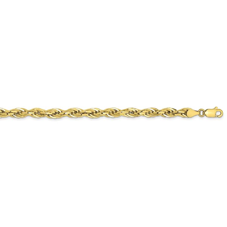 Unisex Gold Classics(tm) 10kt. 4.75mm 20in. Semi-Solid Rope Chain