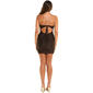 Juniors Crystal Doll Jersey Knit Glitter Strap Notch Neck Dress - image 3