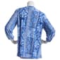 Womens Emily Daniels 3/4 Sleeve Disco Patchwork Split Neck Tunic - image 2
