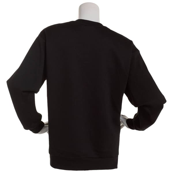 Juniors Corvette Oversized V-Neck Pullover Sweatshirt