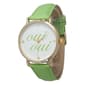 Womens Olivia Pratt Oui Oui Leather Strap Watch - 13445 - image 1