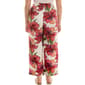 Womens Zac & Rachel Floral Pull On Wide Leg Pants - image 2