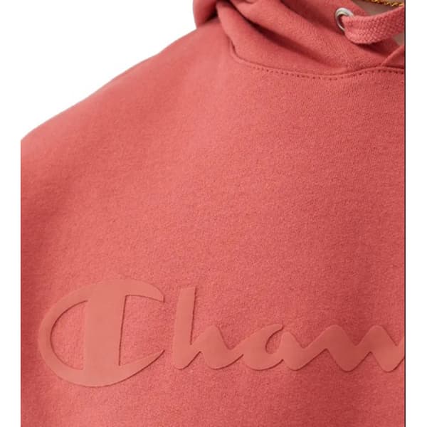 Mens Champion&#174; Powerblend Graphic Hoodie - Picante Pink