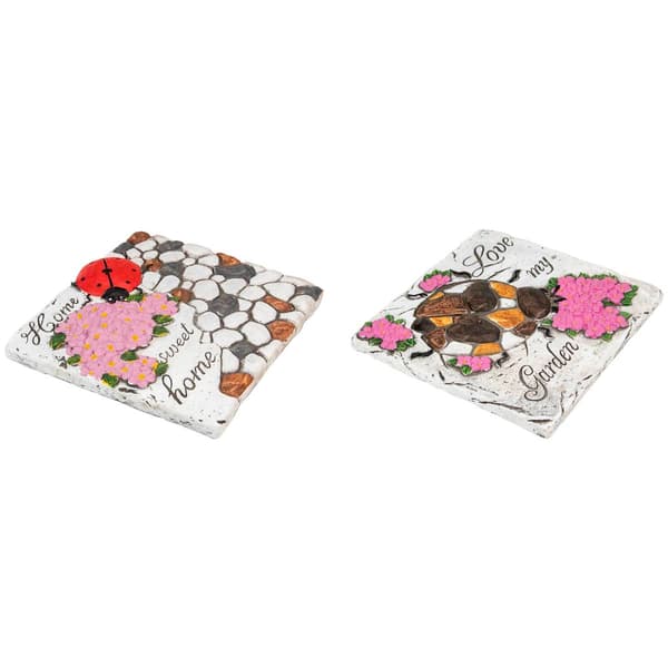Northlight Seasonal Love my Garden Garden Stones - Set of 2