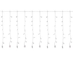Northlight 7.5ft. Warm White LED Stars Curtain Christmas Lights