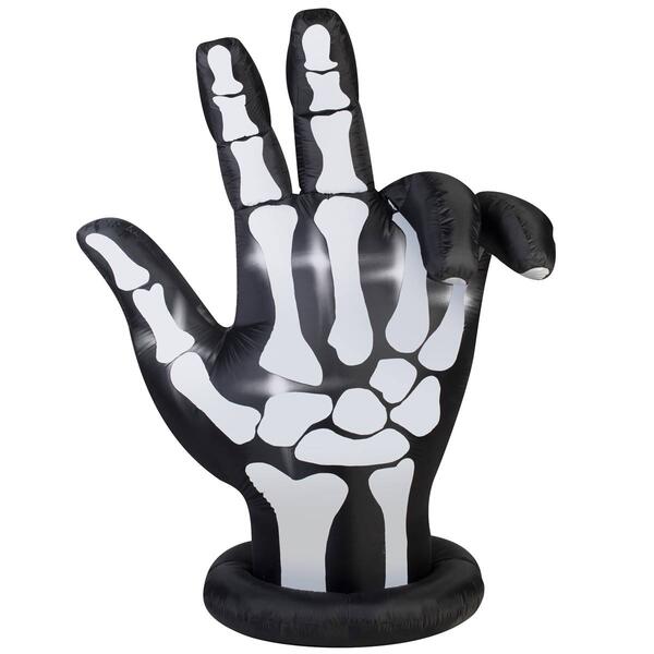 National Tree 7 ft. Airblown&#40;R&#41; Animated Skeleton Hand Inflatable - image 