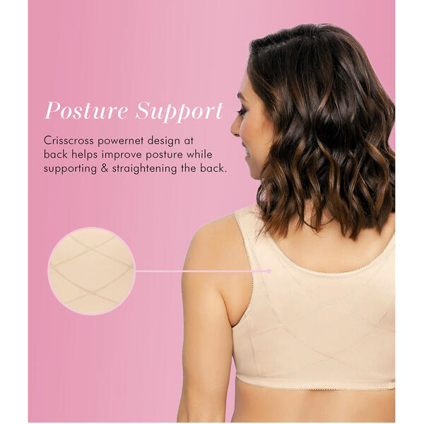 Exquisite Form Women's Fully Front Closing Support Posture Bra