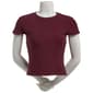 Juniors 7th & Hudson Short Sleeve Fitted Double Layered Tee - image 1