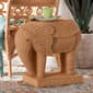 bali & pari Elissa Bohemian Light Honey Rattan Elephant End Table - image 7