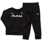 Boys (4-7) Puma(R) 2pc. Cotton Pullover & Joggers Set - Black - image 1