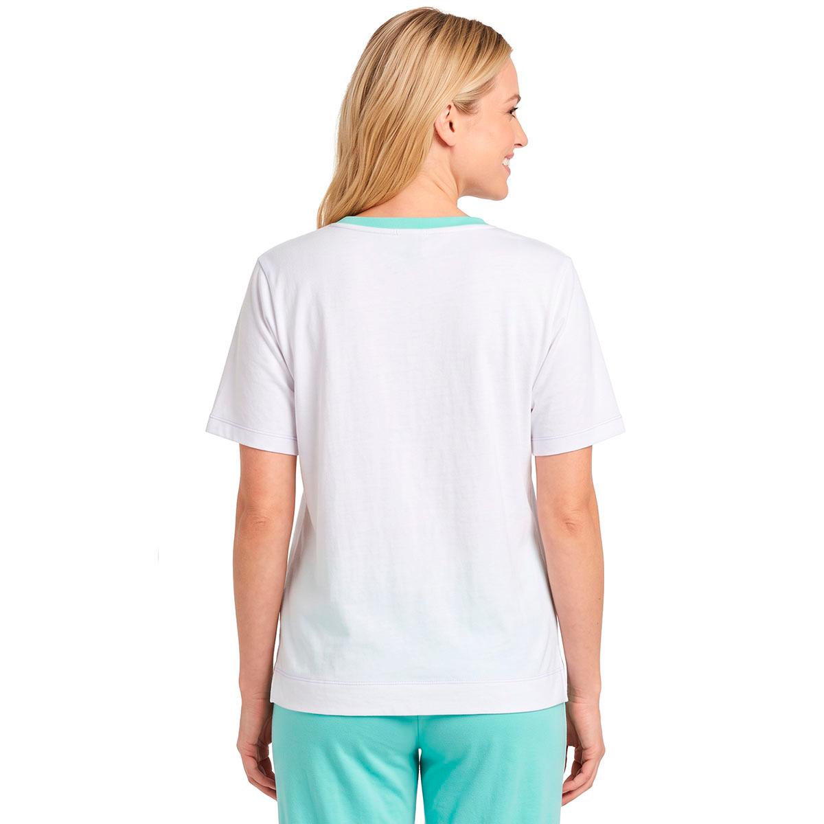 Womens HUE® Short Sleeve Cocktails Country Club Pajama Tee