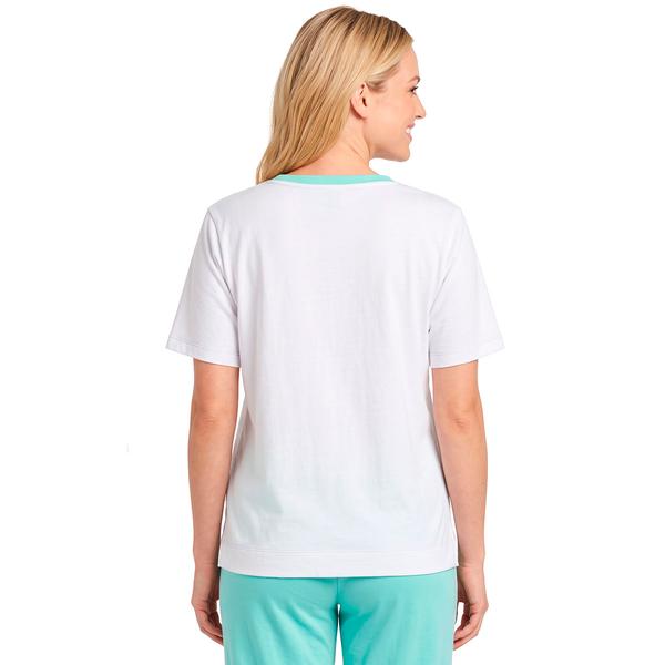 Womens HUE® Short Sleeve Cocktails Country Club Pajama Tee