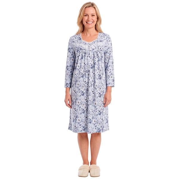 Womens Elizabeth & Nicole Ditsy Floral Waltz Nightgown