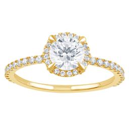 Nova Star®14kt. Yellow Gold & 1 1/4ctw. Oval Engagement Ring