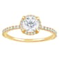 Nova Star®14kt. Yellow Gold & 1 1/4ctw. Oval Engagement Ring - image 2